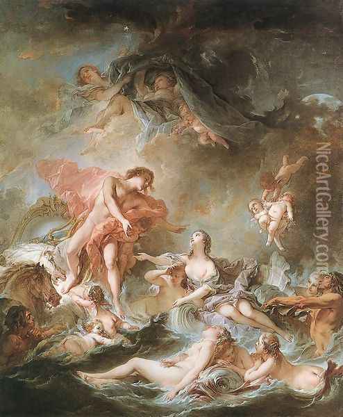 The Setting of the Sun 1752 Oil Painting - Francois Boucher