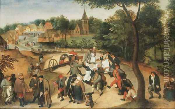 The Return from the Kermesse Oil Painting - Pieter The Younger Brueghel