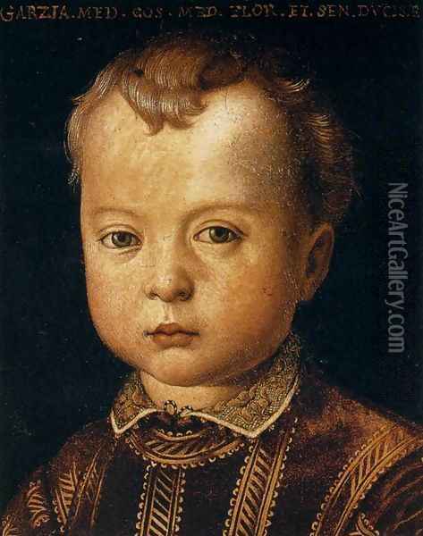 Garcia de' Medici Oil Painting - Agnolo Bronzino