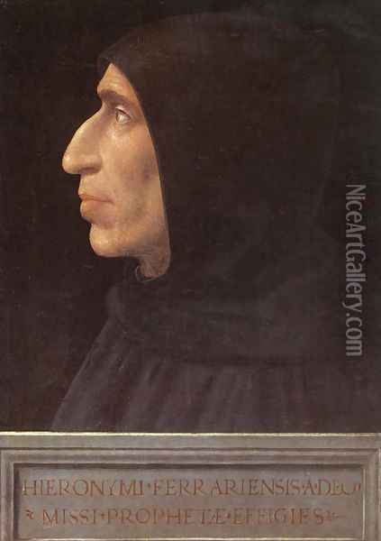 Portrait Of Girolamo Savonarola 1498 Oil Painting - Fra Bartolomeo