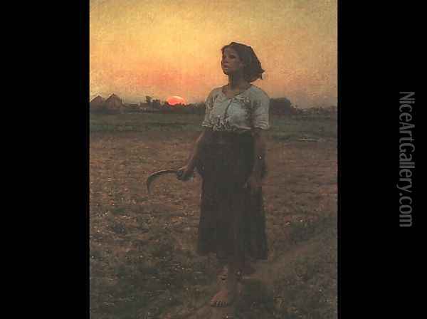 The Song of the Lark Oil Painting - Jules Breton