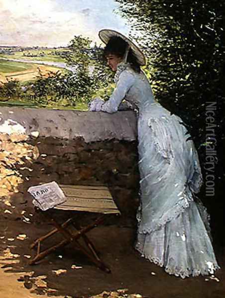 Un Figaro de Reve Oil Painting - Jean-Georges Beraud