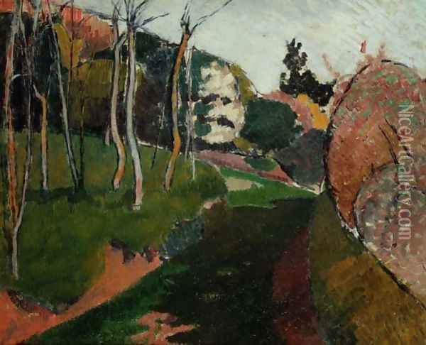 Landscape, 1889 Oil Painting - Emile Bernard