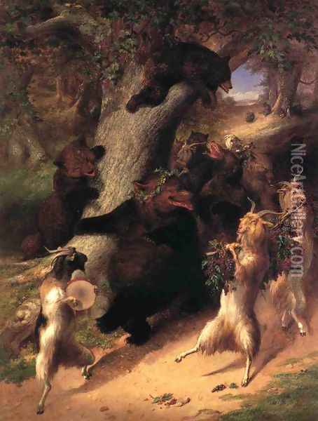 The March of Selenus Oil Painting - William Holbrook Beard