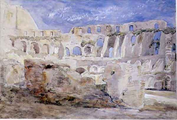 The Colosseum, Rome Oil Painting - Hercules Brabazon Brabazon