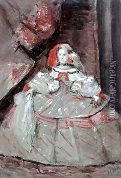 The Infanta Margarita Oil Painting - Hercules Brabazon Brabazon