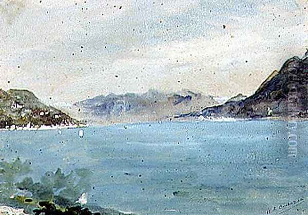 Lake Maggiore Oil Painting - Hercules Brabazon Brabazon