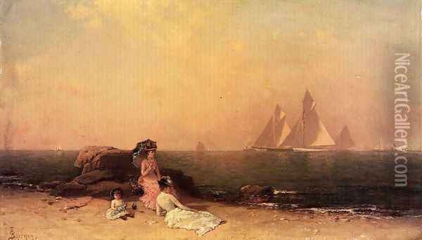 Afternoon at the Shore Oil Painting - Alfred Thompson Bricher