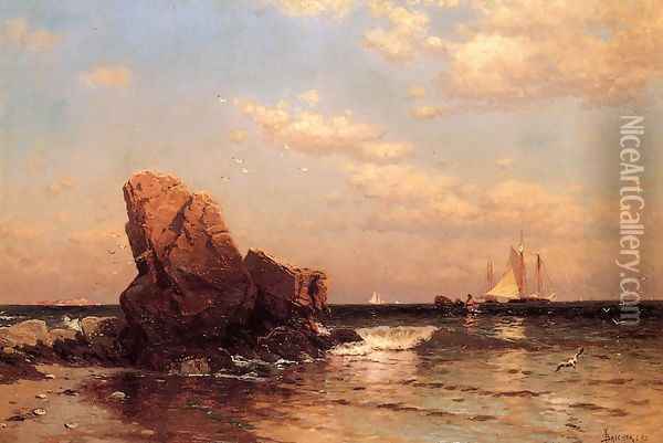 By the Shore Oil Painting - Alfred Thompson Bricher