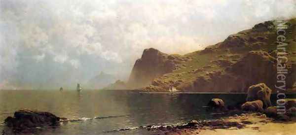 Mist Rising off the Coast Oil Painting - Alfred Thompson Bricher