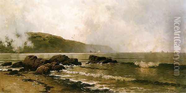 The Coast at Grand Manan Oil Painting - Alfred Thompson Bricher