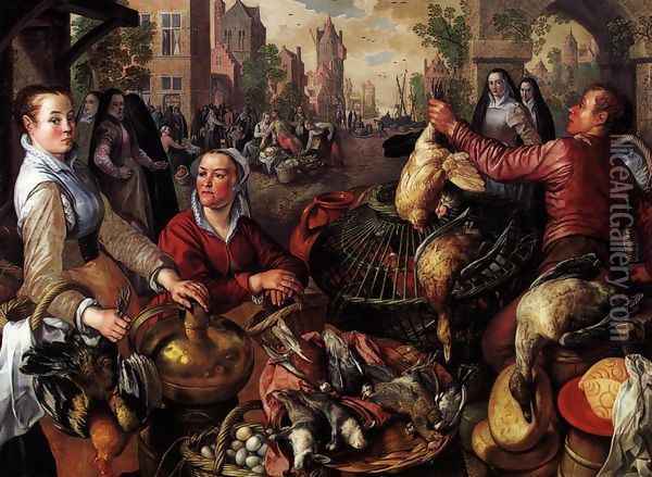 The Four Elements: Air 1570 Oil Painting - Joachim Beuckelaer