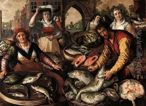The Four Elements: Water 1569 Oil Painting - Joachim Beuckelaer