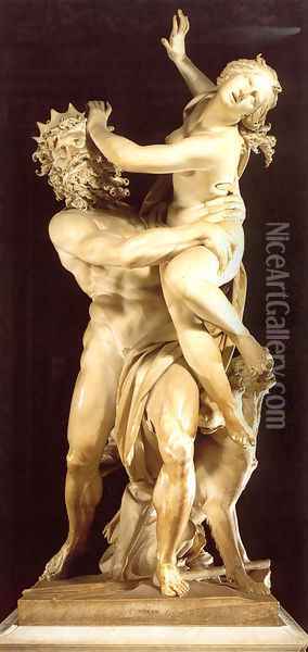 The Rape of Proserpine (or Pluto and Proserpine) Oil Painting - Gian Lorenzo Bernini