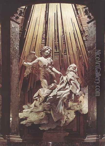 The Ecstasy of Saint Therese Oil Painting - Gian Lorenzo Bernini