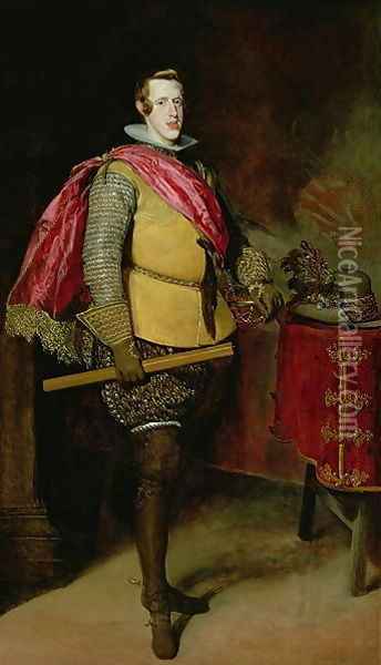 Portrait of Philip IV Oil Painting - Pompeo Gerolamo Batoni