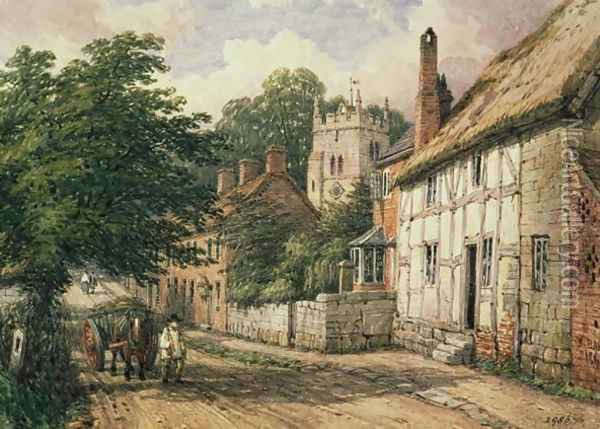 Cubbington, Warwickshire Oil Painting - Hendrikus van den Sande Bakhuyzen