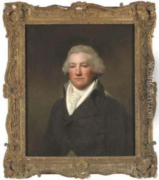Portrait Of James Hatch Oil Painting - Lemuel Francis Abbott