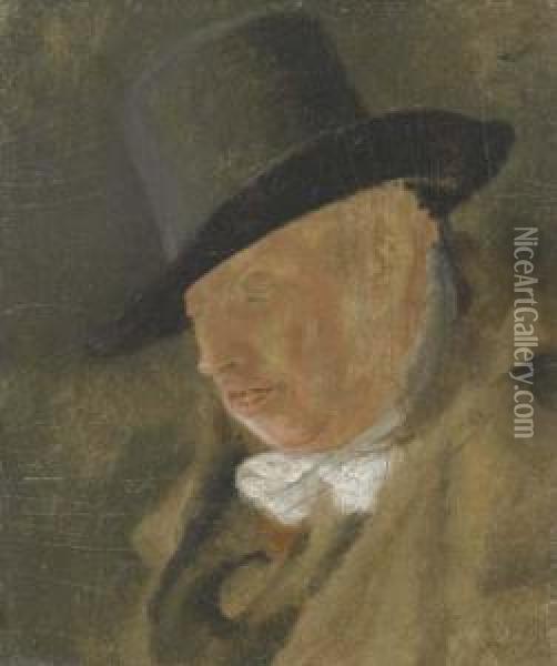 Portrait Von Philippe Agasse Oil Painting - Jacques Laurent Agasse