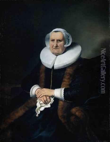 Elisabeth Jacobsdr. Bas Oil Painting - Ferdinand Bol