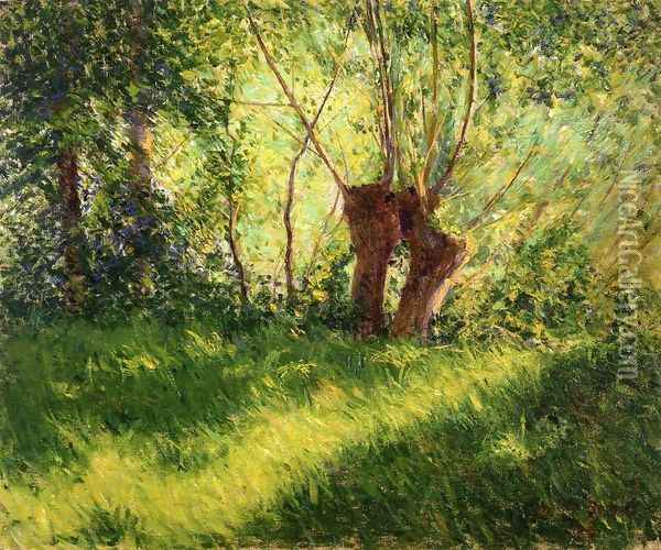 Willows Oil Painting - John Leslie Breck