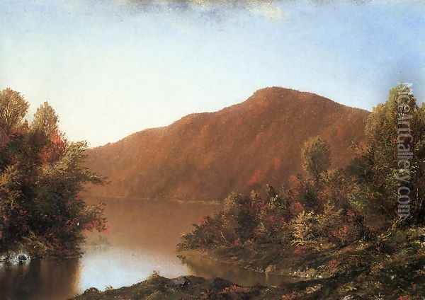 Mount Merino in The Catskills Oil Painting - William Mason Brown