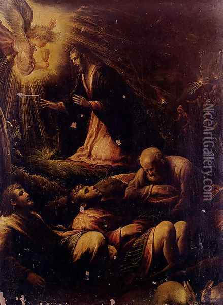 The Agony In The Garden Oil Painting - Francesco, II Bassano