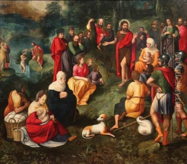 La Predication De Saint Jean-baptiste Oil Painting - Peeter Baltens