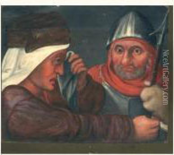 Scene De L'arrestation Du Christ Oil Painting - Peeter Baltens