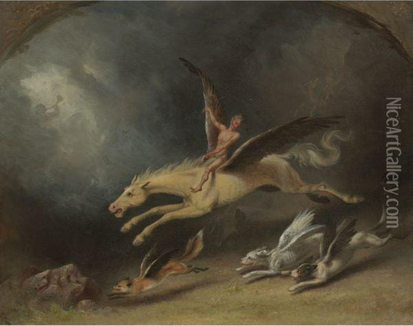 The Fox Hunter's Dream Oil Painting - William Holbrook Beard