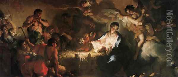 Adoration of the Shepherds Oil Painting - Antonio Balestra