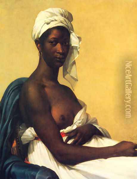 Portrait of a Negress 1800 Oil Painting - Marie-Guillemine Benoist