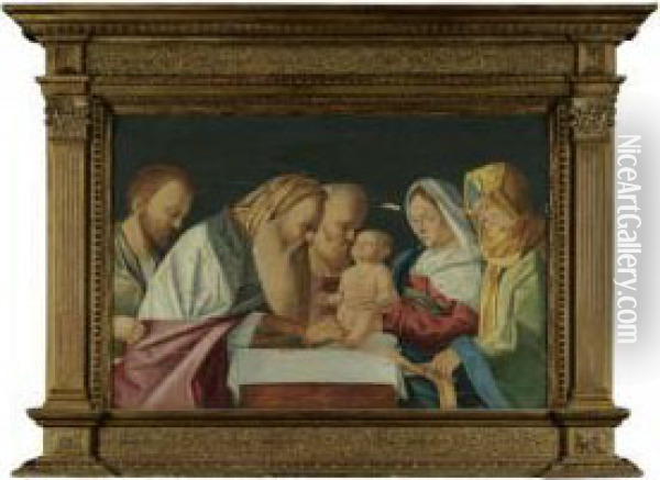 The Circumcision Oil Painting - Giovanni Bellini