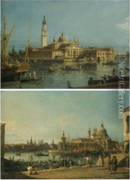 Venice, A View Of The Church Of San Giorgio Maggiore Oil Painting - Bernardo Bellotto