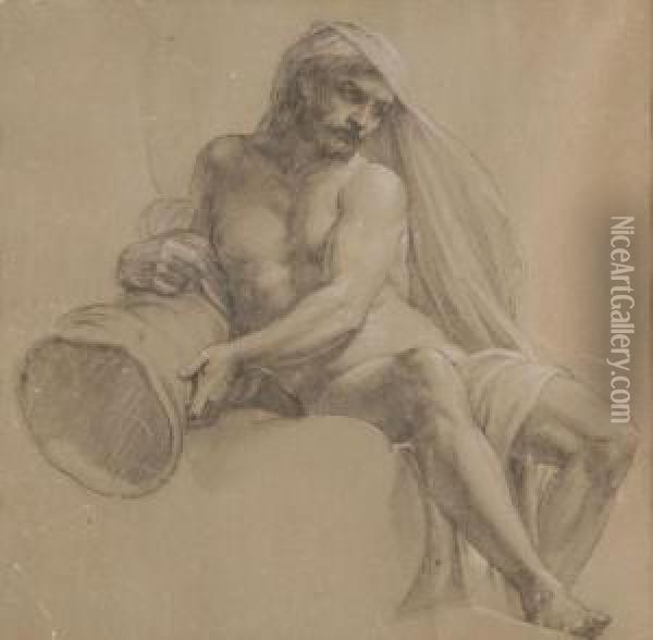 Allegorie Dei Fiumi Oil Painting - Gian Lorenzo Bernini