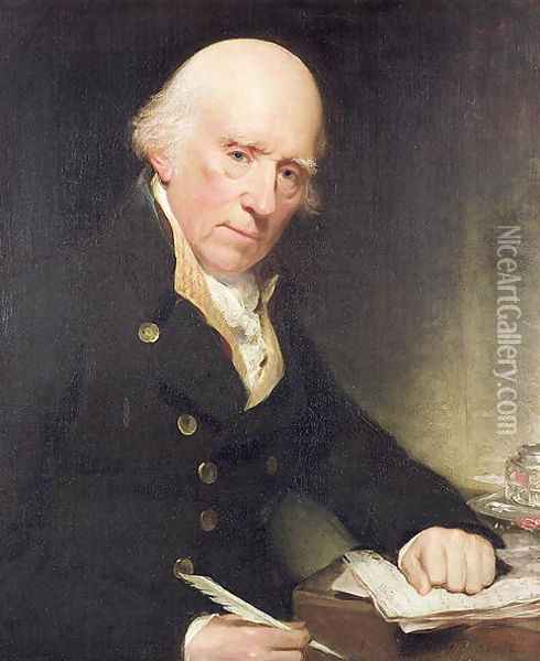 Portrait of Warren Hastings Oil Painting - Sir William Beechey