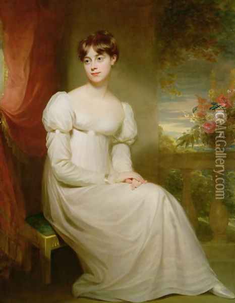 Miss Harriet Beechey Oil Painting - Sir William Beechey