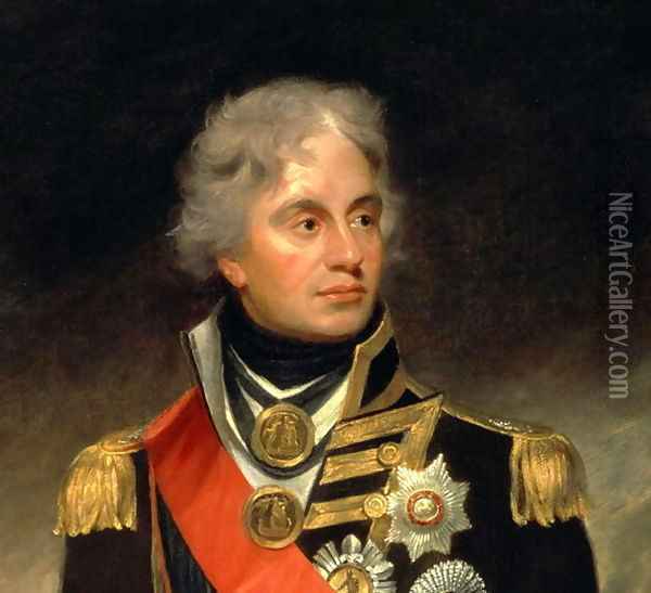 Horatio Viscount Nelson Oil Painting - Sir William Beechey