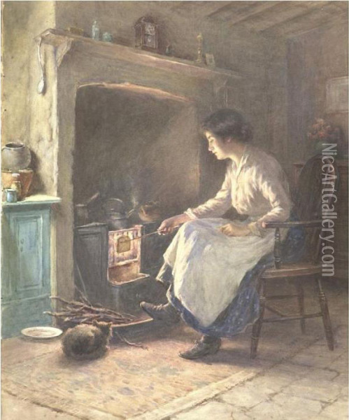 Hot Toast Oil Painting - William Kay Blacklock