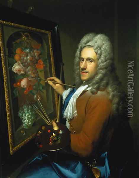 Portrait of the artist Coenraet Roepel Oil Painting - Richard van Bleeck