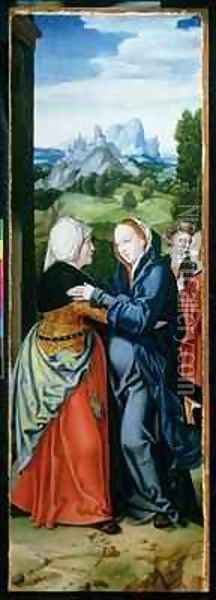 The Visitation Oil Painting - Bartholomaeus, the Elder Bruyn