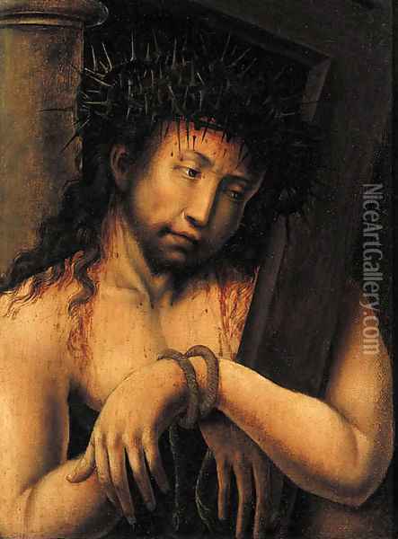 Christ on the Road to Calvary Oil Painting - Dieric the Elder Bouts