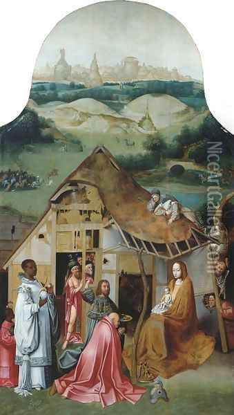 The Adoration of the Magi Oil Painting - Hieronymus Bosch