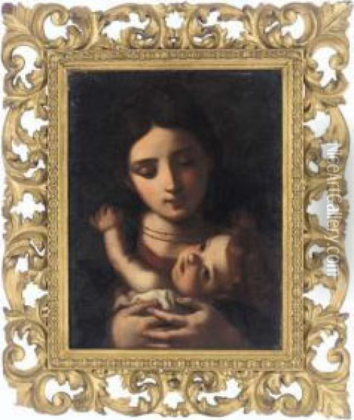 The Madonna And Child Oil Painting - Lodovico Carracci