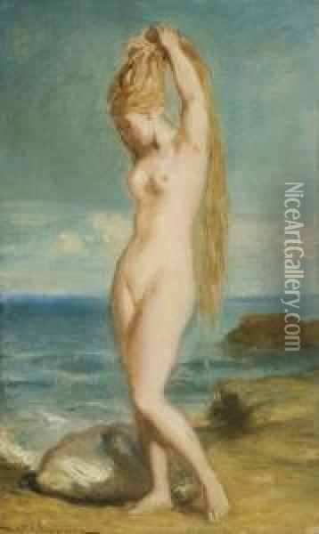 Venus Marine Oil Painting - Theodore Chasseriau