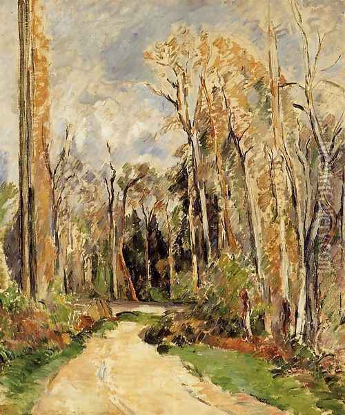 Path At The Entrance To The Forest Oil Painting - Paul Cezanne