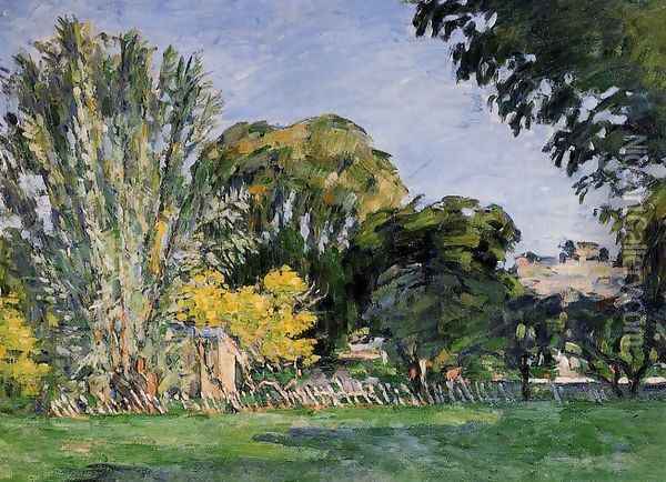 The Trees Of Jas De Bouffan Oil Painting - Paul Cezanne