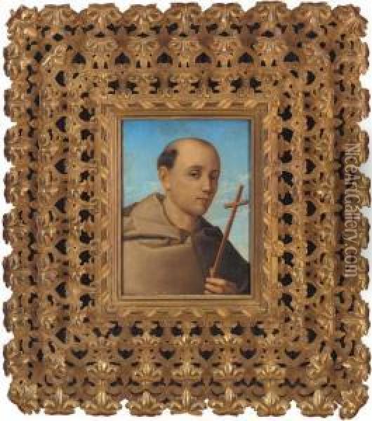 Saint Francis Oil Painting - Giovanni Battista Cima da Conegliano