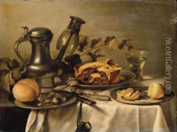 An Overturned Oil Painting - Pieter Claesz.