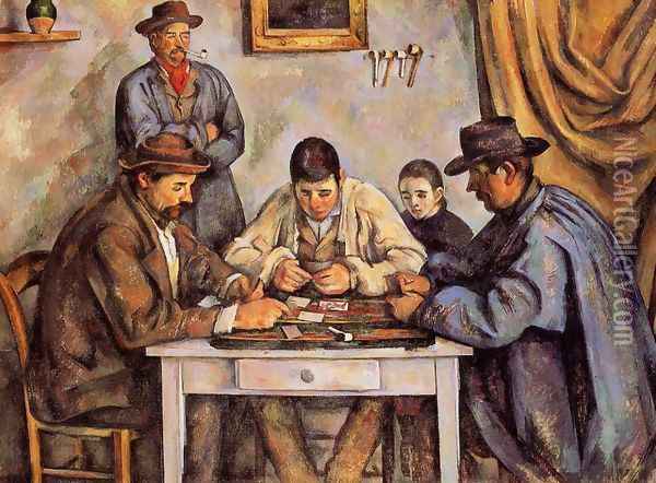 Cardplayers 1 Oil Painting - Paul Cezanne